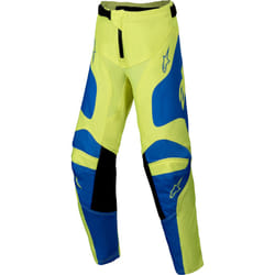 Alpinestars Racer Veil Youth Motocross Pants, blue-yellow, Size 24