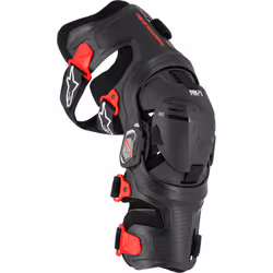Alpinestars RK-7 Plasma, black-red, Size L for Men