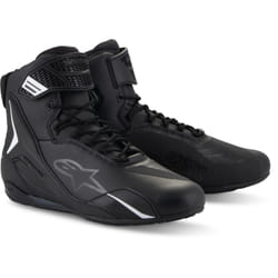 Alpinestars Faster-4 Motorcycle Shoes, black, Size 43 for Men