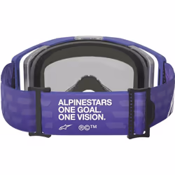 Alpinestars Vision 8 Corp Mirror Stripes Motocross Goggles, purple for Men - Additional view 4
