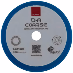 Rupes Bigfoot D-A Course High Performance Foam Compound Pad Blue 150mm
