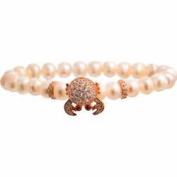 Lancaster JLA-BR-CRAB-2-WH Ladies Bracelet