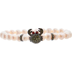 Lancaster JLA-BR-CRAB-3-WH Ladies Bracelet