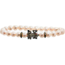 Lancaster JLA-BR-FROG-3-WH Ladies Bracelet