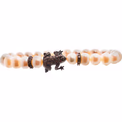 Lancaster JLA-BR-FROG-4-WH Ladies Bracelet