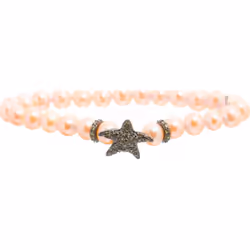Lancaster JLA-BR-STAR-3-PE Ladies Bracelet