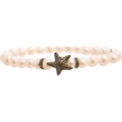 Lancaster JLA-BR-STAR-3-WH Ladies Bracelet