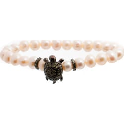 Lancaster JLA-BR-TURTLE-3-WH Ladies Bracelet