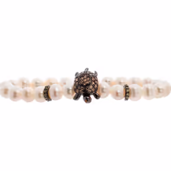 Lancaster JLA-BR-TURTLE-4-WH Ladies Bracelet