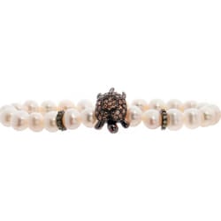 Lancaster JLA-BR-TURTLE-4-WH Ladies Bracelet