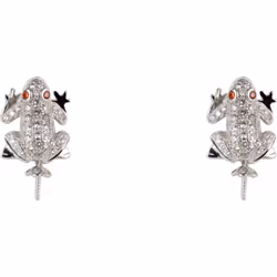 Lancaster JLA-EAR-FROG-1 Ladies Earrings