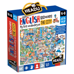 Headu Easy English 100 Words City, 3 yr(s)