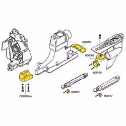 Tecnoseal Anode Kit w/Hardware - Mercury Alpha 1 Gen 2 - Magnesium