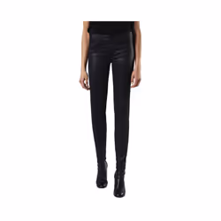 DIESEL SKINZEE 0662E Womens Denim Jeans Super Slim Skinny Zip Fly Shiny Black - W29 L32