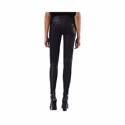 DIESEL SKINZEE 0662E Womens Denim Jeans Super Slim Skinny Zip Fly Shiny Black - W31 L32