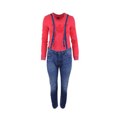 DIESEL EAZEE WORK 0836W Womens Denim Dungarees Jumpsuits Slim Fit Stretch Ladies - W27 L32