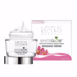 Lotus Herbals Whiteglow Skin Whitening And Brightening Massage Creme
