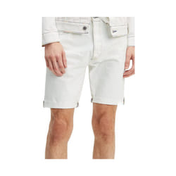 LEVIS PRIDE 501 Mens Shorts LEVI Cut Denim Shorts - White, W28