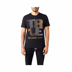 True Religion 107588 Mens T Shirts Buddha Tee - Black, M