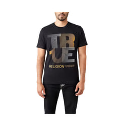 True Religion 107588 Mens T Shirts Buddha Tee - Black, M