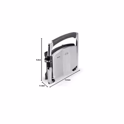 Breville Sandwich/Panini Press & Toastie Maker | 3-Slice | Non-stick-coated aluminium plates | Stainless Steel [VST025]