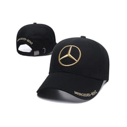 F1 Benz Team Embroidered Baseball Cap Car Cap - black-C