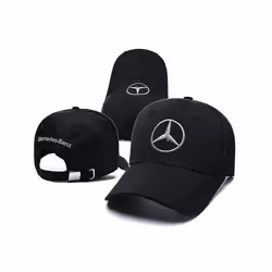 F1 Benz Team Embroidered Baseball Cap Car Cap - black-D
