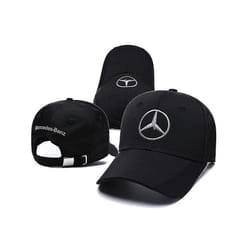 F1 Benz Team Embroidered Baseball Cap Car Cap - black-D