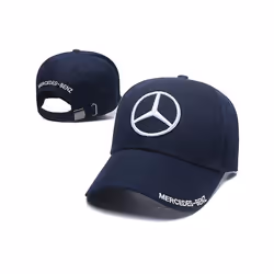 F1 Benz Team Embroidered Baseball Cap Car Cap - dark blue