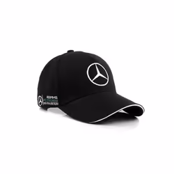 F1 Benz Team Embroidered Baseball Cap Car Cap - black