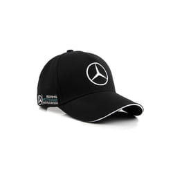 F1 Benz Team Embroidered Baseball Cap Car Cap - black