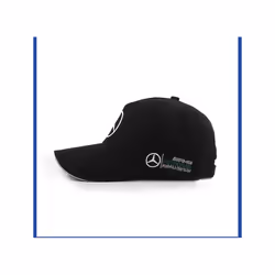 F1 Benz Team Embroidered Baseball Cap Car Cap - black
