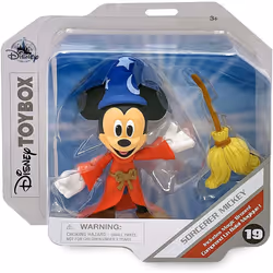 Disney Sorcerer Mickey Mouse Action Figure  Fantasia Disney Toybox