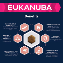 Eukanuba Complete Dry Dog Food for Senior Medium Breeds with Fresh Chicken 15 kg