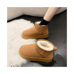 2023 New Classic Thickened Fluff Women's Snow Boots Comfortable Warm Ankle Boots Women Winter Ladies Shoes Chunky Botas Mujer  Costume Sh - 37, Auburn