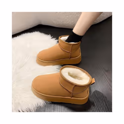 2023 New Classic Thickened Fluff Women's Snow Boots Comfortable Warm Ankle Boots Women Winter Ladies Shoes Chunky Botas Mujer ...