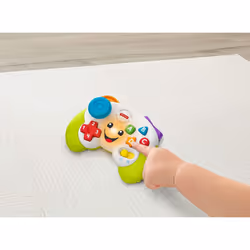 Fisher-Price FWG12 Game and Learn Controller, Teaching First Words, Letters, Numbers, Colours and Shapes with Songs and Sounds, 6 Months