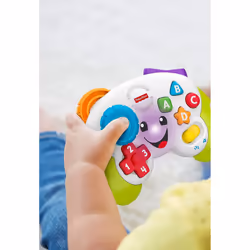 Fisher-Price FWG12 Game and Learn Controller, Teaching First Words, Letters, Numbers, Colours and Shapes with Songs and Sounds, 6 Months