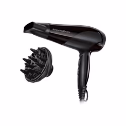 Remington Hair Dryer Ionic (Powerful, Fast Professional Styling, Diffuser, Concentrator, Ionic Conditioning for Frizz F