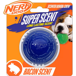Nerf Dog Bacon Scented Super Scent Solid Core Ball Throw & Fetch Toy