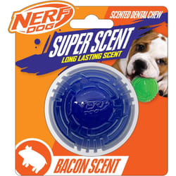 Nerf Dog Bacon Scented Super Scent Solid Core Ball Throw & Fetch Toy