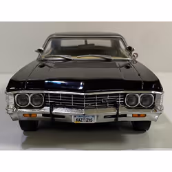 Supernatural Theme 1967 Chevrolet Impala Sport Sedan 1:24 Greenlight 84035