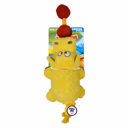 Hasbro Dog Toys Squeak & Tug Hungry Hungry Hippos Yellow 17inch