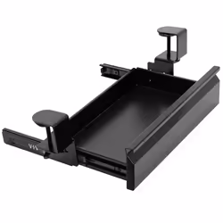 VIVO 16 inch Clamp-On Sliding Pull-out Drawer without Shell for Office Desk  Storage Organizer for Sit Stand Workstation  Bla ...