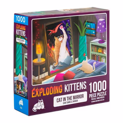 Cat in the Mirror Jigsaw Puzzle - 1000 Pieces