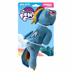Hasbro Dog Toys Plush Squeaker My Little Pony Rainbow Dash Blue 13inch