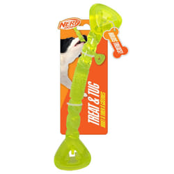 Nerf Dog Treat Tug Bone Hold Treats For Fun & Reward 11in