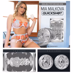 Fleshlight Mia Malkova Quickshot, Transparent