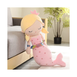 Large Mermaid High Quality Filled Cotton Stuffed Plush Toy for Girls Princess - Pink, 115cm
