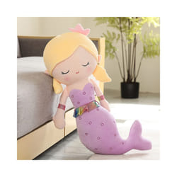 Large Mermaid High Quality Filled Cotton Stuffed Plush Toy for Girls Princess - Purple, 80cm